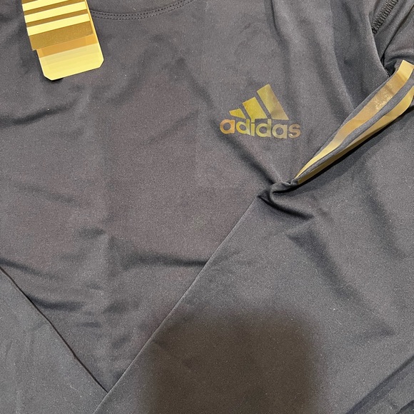 NWT Adidas Ultimate Tee Blue Long Sleeve Performance 3XL - Picture 4 of 4